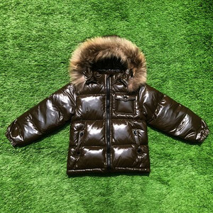 Παιδικά χειμωνιάτικα γούνινα παλτό με κουκούλα για αγόρια κορίτσια Παιδιά Χοντρά αδιάβροχα πάρκα Παιδικά ζεστά μπουφάν