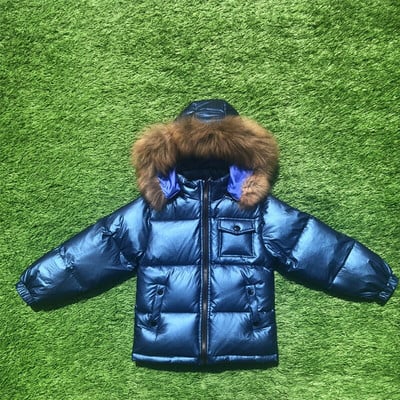 Παιδικά χειμωνιάτικα γούνινα παλτό με κουκούλα για αγόρια κορίτσια Παιδιά Χοντρά αδιάβροχα πάρκα Παιδικά ζεστά μπουφάν