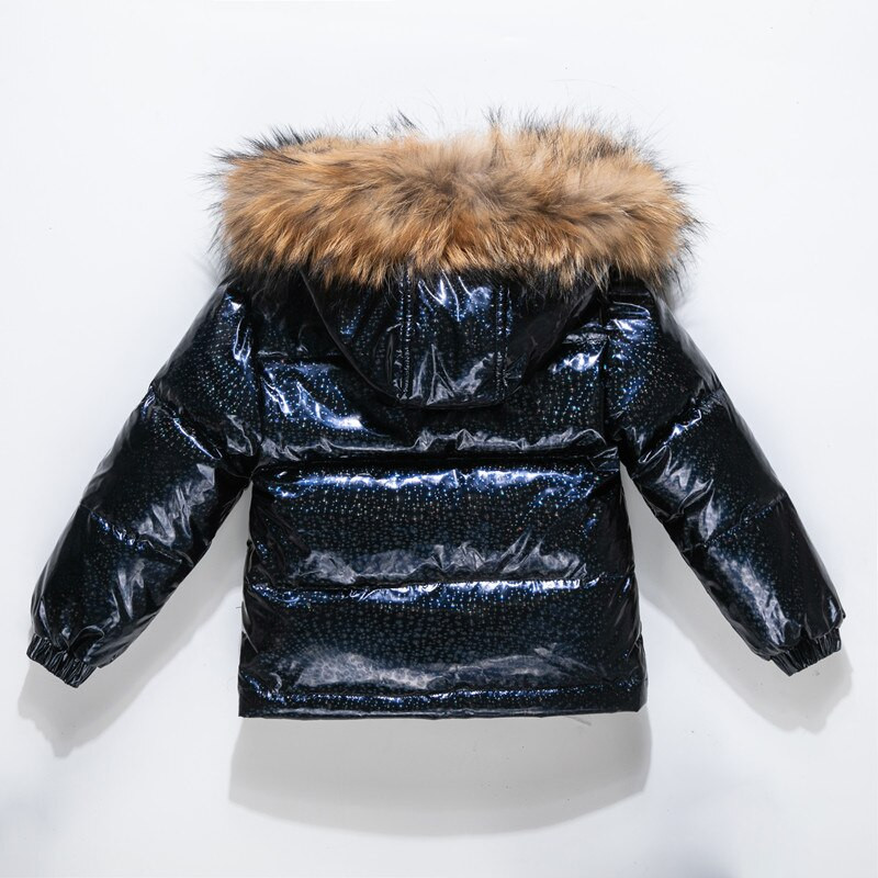 Παιδικά χειμωνιάτικα γούνινα παλτό με κουκούλα για αγόρια κορίτσια Παιδιά Χοντρά αδιάβροχα πάρκα Παιδικά ζεστά μπουφάν