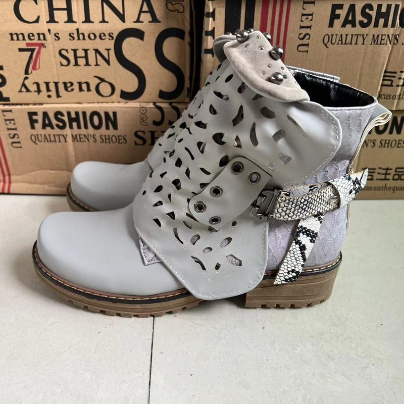 2022 Άνοιξη Χειμώνας Νέος σχεδιαστής Martens Μπότες Γυναικείες Μπότες Αστραγάλου Μόδα Πλατφόρμα Γυναικεία Παπούτσια Γυναικεία μποτάκια χαμηλού τακουνιού Plus Size