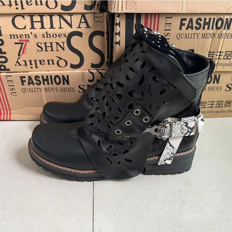 2022 Άνοιξη Χειμώνας Νέος σχεδιαστής Martens Μπότες Γυναικείες Μπότες Αστραγάλου Μόδα Πλατφόρμα Γυναικεία Παπούτσια Γυναικεία μποτάκια χαμηλού τακουνιού Plus Size