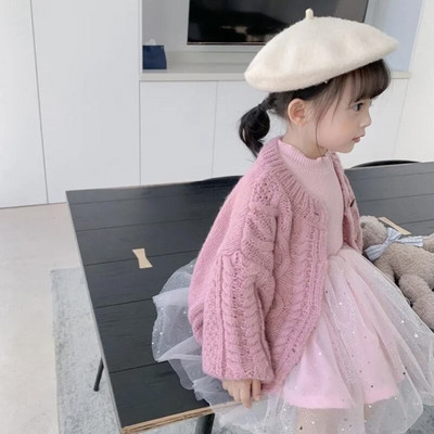2020 Πουλόβερ για αγόρια και κορίτσια για την άνοιξη και το φθινόπωρο Βρεφικά ρούχα για παιδιά πλεκτά ζακέτα πουλόβερ Κορεατικά ρούχα για κορίτσια