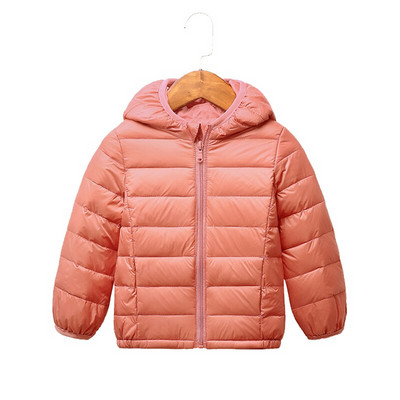 2-9 Y 2020 Φθινόπωρο Χειμώνας για κορίτσια Λευκό μπουφάν με πούπουλα πάπιας για αγόρια κορίτσια Μωρό ελαφρύ ζαχαρωτό Casual ζεστό παιδικό πουπουλένιο μπουφάν