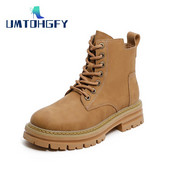 Botas Mujer Invierno 2022 Μπότες Χιονιού Γυναικεία βρετανικό στυλ Ρετρό Ανοιξιάτικες μπότες φθινοπώρου Χειμερινά παπούτσια για τον αστράγαλο Botines