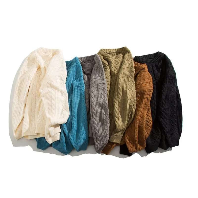 Γυναικείο πουλόβερ Hip Hop Streewear Vintage Oversized Πουλόβερ Creativity Letter Print Γυναικείο βαμβακερό πουλόβερ Φθινόπωρο