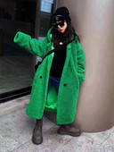 Κορίτσια Faux Fur Μακρύ παλτό Winter Thicken Ζεστό Μόδα Παιδικά Εξωτερικά Ενδύματα 5 6 8 10 12 ετών