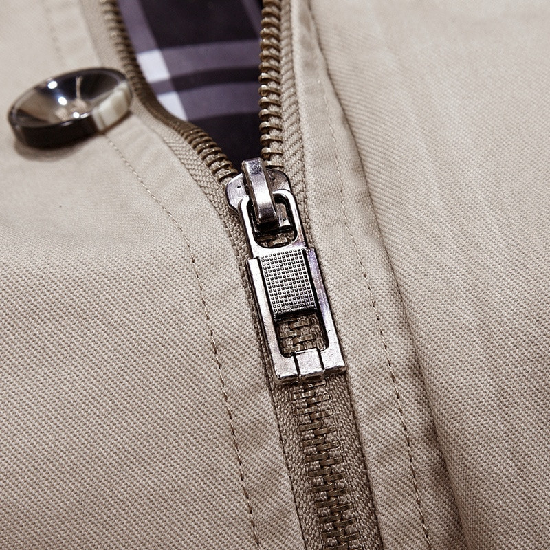 Καμπαρντίνες Μακρύ πέτο Windbreaker Casual Jacket Ανδρικό Ανοιξιάτικο Φθινόπωρο Βαμβακερά Ανδρικά Ρούχα Ανδρικά Μπουφάν με κουκούλα μονόχρωμο