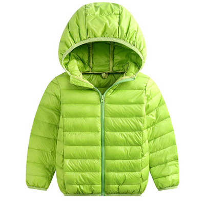 Bērnu jaka Virsdrēbes Zēna un meitenes rudens silts mētelis ar kapuci Pusaudžu Parka Bērnu ziemas jaka Izmērs 1 2 10 12 15 gadi