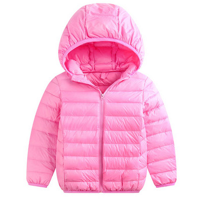 Bērnu jaka Virsdrēbes Zēna un meitenes rudens silts mētelis ar kapuci Pusaudžu Parka Bērnu ziemas jaka Izmērs 1 2 10 12 15 gadi