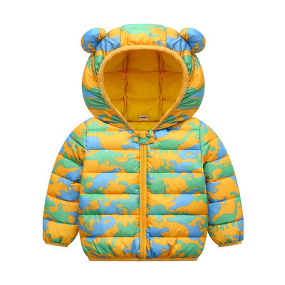 Rudens, ziema, mazuļi, bērni, cieti virsdrēbes zīdaiņiem, zēniem, meitenēm, jakas ar kapuci Mēteļi, apģērbi, Ziemassvētku kokvilnas polsterēti apģērbi JYF