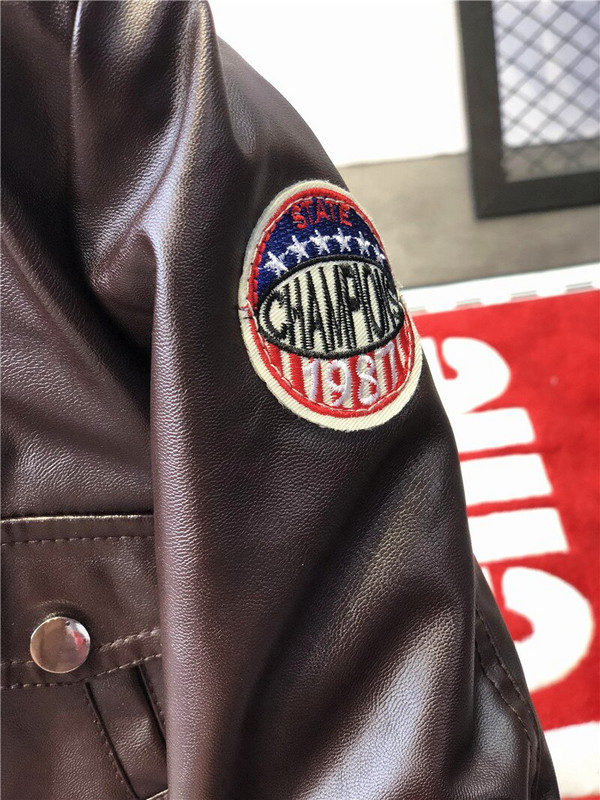 jakna za dječaka 2020. Zimska modna PU Thicken Plus jakna za bebe od baršuna Ležerna pilotska jakna Bomber jakna Odijelo za 90-130 cm z159