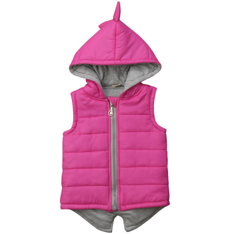 0-7Y Kids Baby Girls Boys Boys Dinosaur Hooded jele παλτό χειμωνιάτικα παιδικά ρούχα Ζακέτα με φερμουάρ Γιλέκο μωρό Πανωφόρι γιλέκα