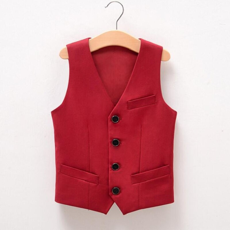 Promocija Dječji kardigani za dječake Europski i američki klasici Jednobojne svečane haljine Kardigani s V-izrezom za 3-14 godina Dječja svečana odjeća