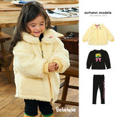 Meiteņu Ziemas Mētelis 2022 Ziemas Jauns Silts Bērnu Mētelis Apdruka Divpusēja Meiteņu Jaka Melns Krekls Bērnu Apģērbs