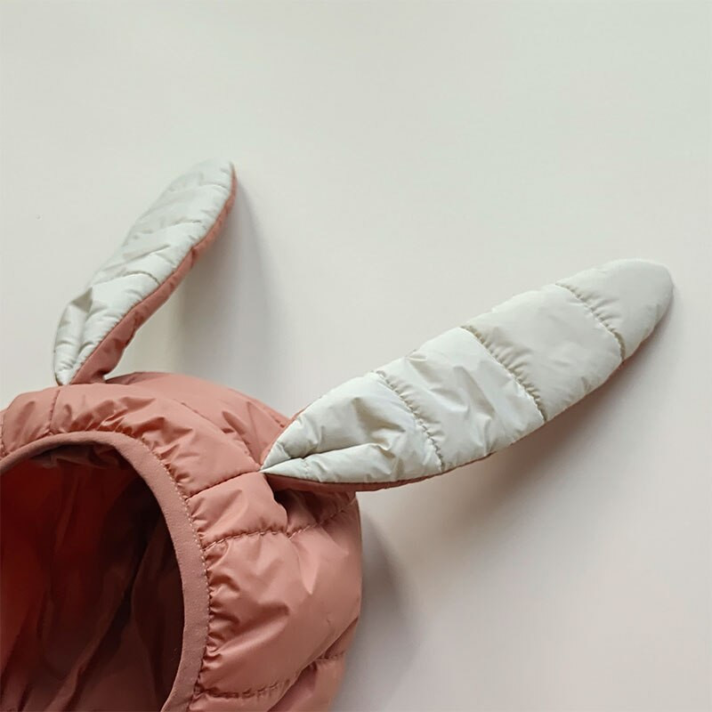 Karikatūra bērniem ar kapuci, polsterēts mētelis Dzīvnieki Raksts Virsdrēbes Cāļa mēteļi Zēni Trusis Parkas Jaka Rudens silti Topi