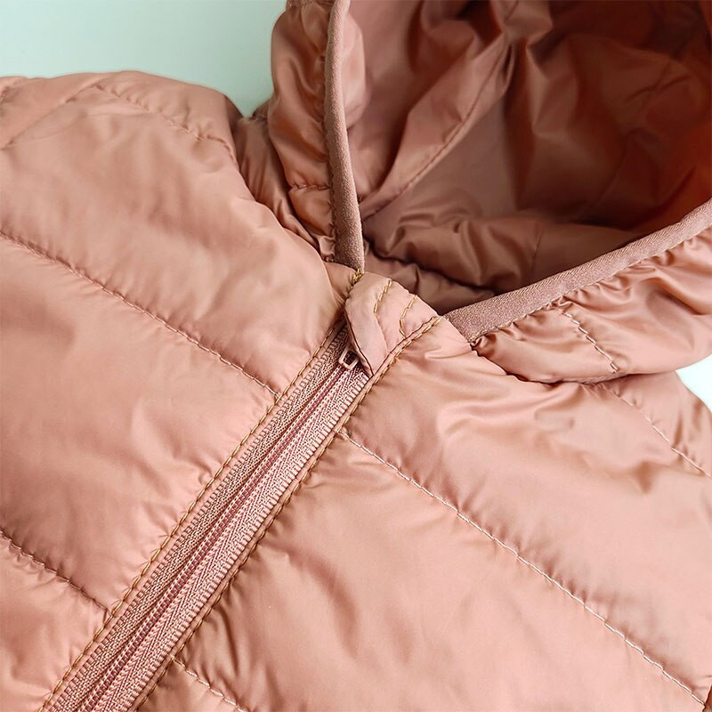 Karikatūra bērniem ar kapuci, polsterēts mētelis Dzīvnieki Raksts Virsdrēbes Cāļa mēteļi Zēni Trusis Parkas Jaka Rudens silti Topi