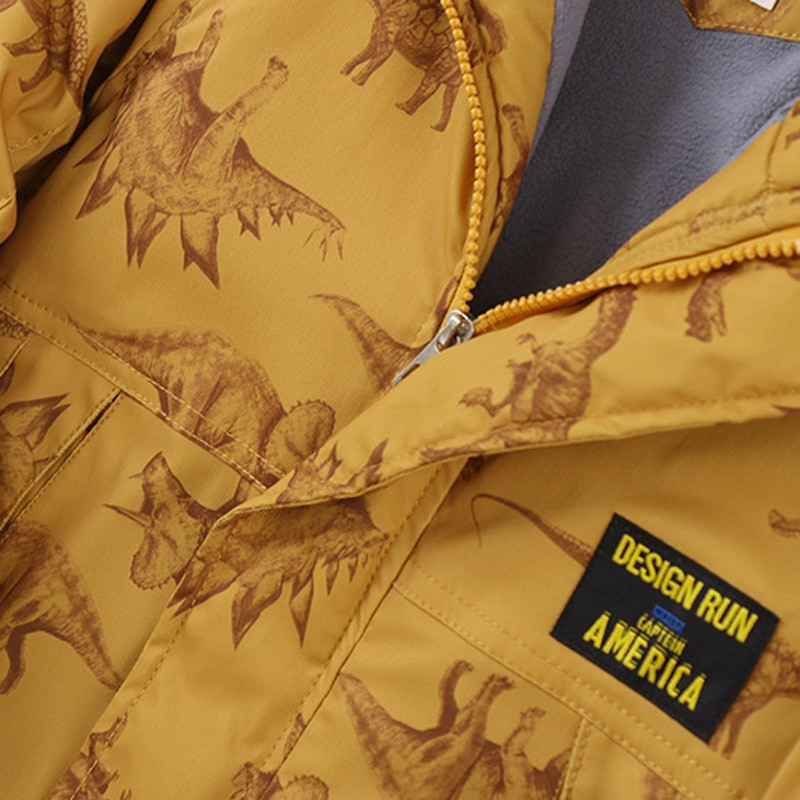 IYEAL Zimska jakna za dječake Dječja aktivna vjetrovka s kapuljačom dugih rukava Tinejdžerska odjeća Baršunasti sportski kaput za velike dječake Odjeća za dječake