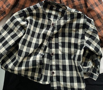 Βρεφικά κορίτσια Αγόρια παλτό ζακέτα Κορεατικού στυλ Βαμβακερό μακρυμάνικο πουκάμισο Άνοιξη Φθινόπωρο 1-6 ετών Παιδικό παλτό ζακέτα Casual Loose πουκάμισο