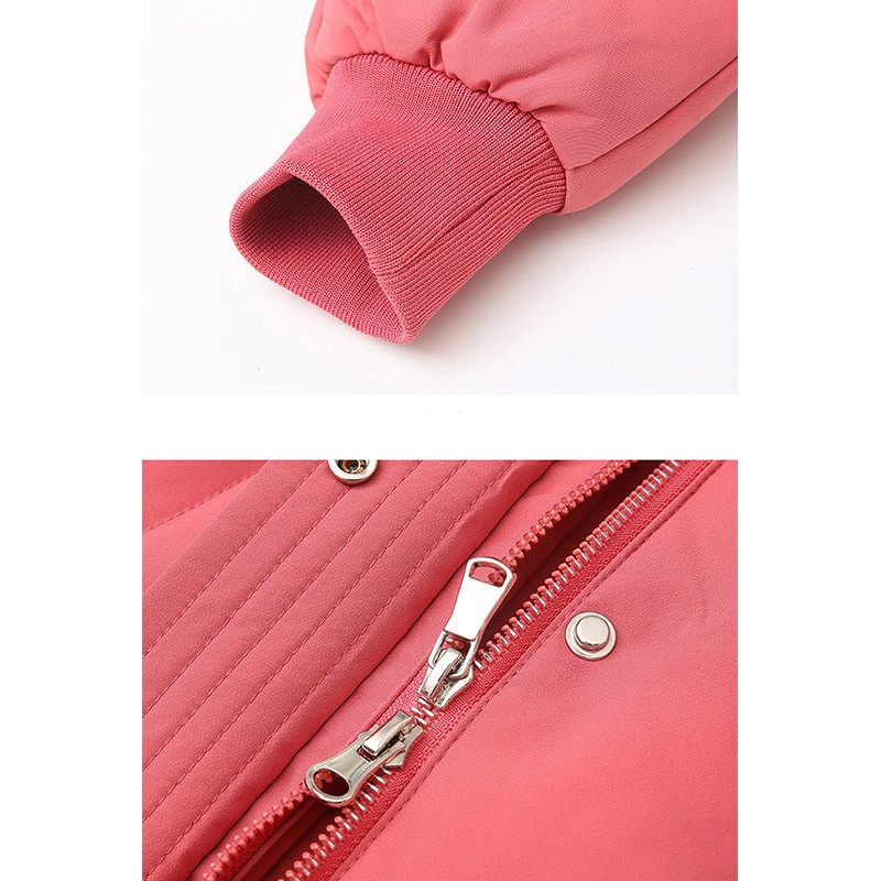 Zimska jakna za djevojčice Dječja odjeća Vanjska odjeća Kombinezoni Djevojčice 4-13 godina Topla odjeća Dječja bunda Tinejdžerska pamučna parka