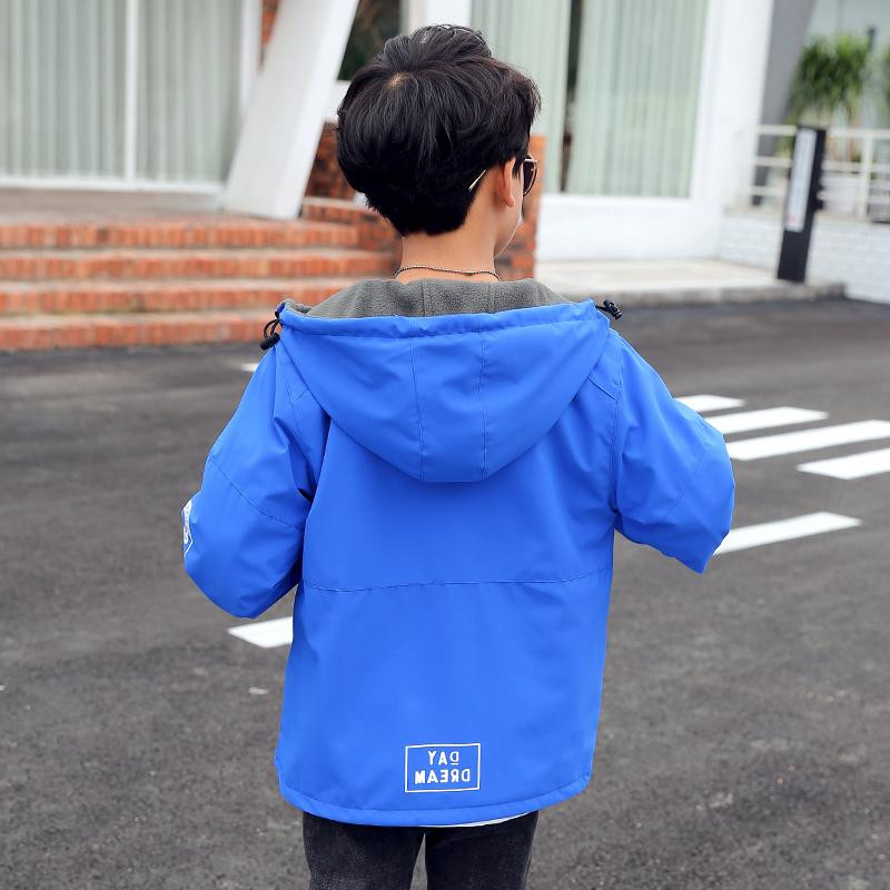 Μπουφάν για αγόρια Άνοιξη Φθινόπωρο Παιδικό Αθλητικό Φλις Διπρόσωπο Αγόρια Μπουφάν Παιδικό Ζεστό Αδιάβροχο Αντιανεμικό Εφηβικό Παλτό