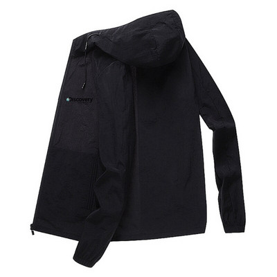 Saules aizsargkrēms Ūdensizturīgs UV Discovery plāns ārdrēbes īpaši viegls vējjaka sieviešu vīriešu vēja necaurlaidīgs mētelis ātri nožūstošs mētelis