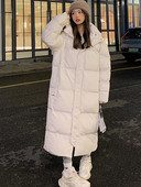 2022 Νέα χειμωνιάτικα γυναικεία EX-μακριά μπουφάν παρκά casual παχύ, σούπερ ζεστό παλτό με κουκούλα Γυναικείο χειμωνιάτικο φαρδύ μπουφάν parkas