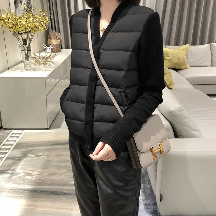 Γυναικείο χειμερινό μπουφάν φθινοπώρου 2022 Πλεκτό πλεκτό βαμβακερό παλτό γυναικεία μπουφάν Parka