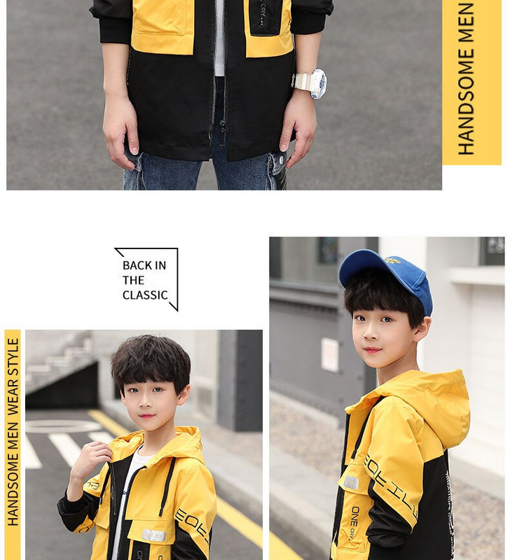 Εφηβικό παιδικό μωρό αντιανεμικό μπουφάν για αγόρι ανοιξιάτικο αδιάβροχο παλτό Trench Φθινόπωρο Παιδικό παλτό για αγόρια κορίτσια μπουφάν συνονθύλευμα