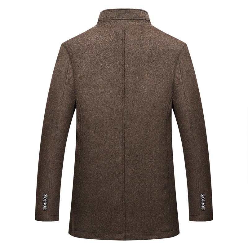 Ανδρικό χειμερινό μάλλινο μπουφάν Mountainskin Χοντρό ζεστό παλτό με ρυθμιζόμενο γιλέκο Ανδρικά μάλλινα μπουφάν Ανδρικά ρούχα SA857