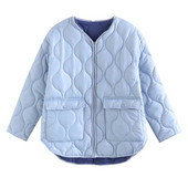 Sieviešu Bomber ziemas mētelis zils elegants virsdrēbes purpursarkans parkas sieviešu rāvējslēdzējs vintage jaka silta armrgreen sieviešu jaka traf mētelis