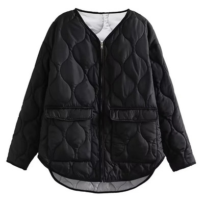Sieviešu Bomber ziemas mētelis zils elegants virsdrēbes purpursarkans parkas sieviešu rāvējslēdzējs vintage jaka silta armrgreen sieviešu jaka traf mētelis