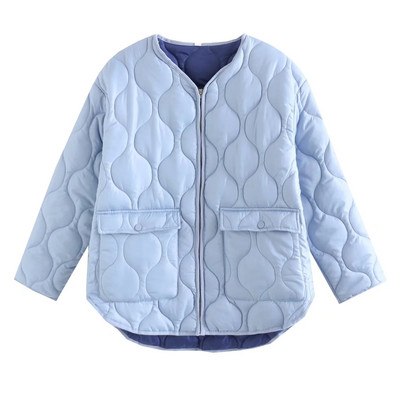Sieviešu Bomber ziemas mētelis zils elegants virsdrēbes purpursarkans parkas sieviešu rāvējslēdzējs vintage jaka silta armrgreen sieviešu jaka traf mētelis