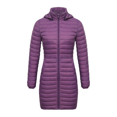 SANTELON Γυναικείο Μακρύ Ζεστό Παλτό Πάρκα με Κουκούλα Γυναικεία Χειμερινά Υπαίθρια Επενδυμένα Βαμβακερά Ρούχα Υπερελαφριά φορητά πανωφόρια με τσάντα