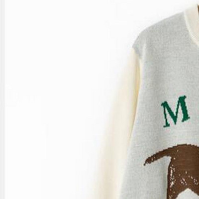 2022 őszi és téli új, kerek nyakú gyapjú pulóver, női pulóver