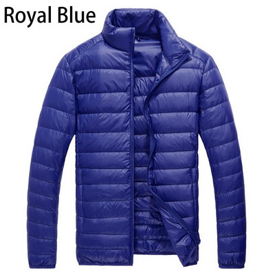 Ανδρικό εξαιρετικά ελαφρύ βαμβακερό μπουφάν Χειμερινό αντιανεμικό Ζεστό παλτό πάρκα Μόδα παλτό με κουκούλα Κοντό ανδρικό πανωφόρι με λεπτή γραμμή