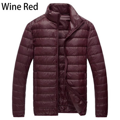 Ανδρικό εξαιρετικά ελαφρύ βαμβακερό μπουφάν Χειμερινό αντιανεμικό Ζεστό παλτό πάρκα Μόδα παλτό με κουκούλα Κοντό ανδρικό πανωφόρι με λεπτή γραμμή