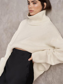 Ziemas džemperis, trikotāžas džemperis, sieviešu bruņurupucis, sieviešu džemperis ar garām piedurknēm.