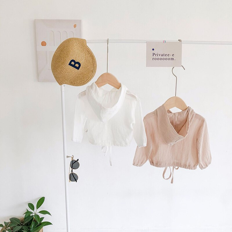 Καλοκαιρινό μωρό παλτό Ζακέτα Αντηλιακή προστασία Κλιματισμός Βρεφικά Βρεφικά Ρούχα Μπουφάν Κορίτσια Αγόρια Ρούχα Παραλίας Εξωτερικά ρούχα 1 ΤΜ