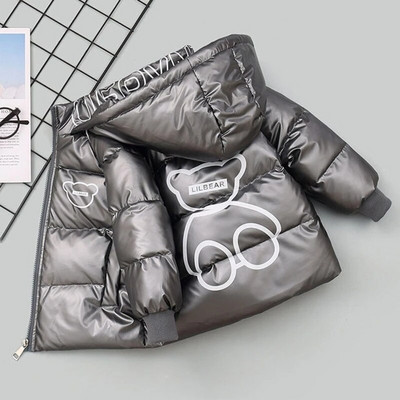 Dječje donje jakne za dječake Zimska moda 2022. Nove debele bijele kapute od pačjeg dolje s kapuljačom Gornja odjeća za dječake Parke od 2 do 6 godina