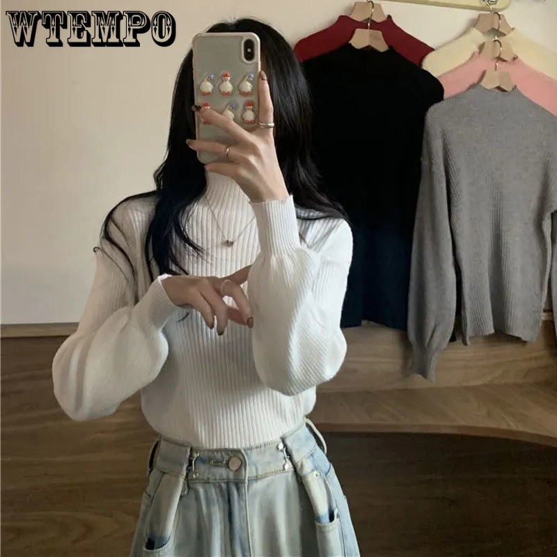 Γυναικείο πουλόβερ με μισό ζιβάγκο γυναικείο πουλόβερ με κάθετη ρίγα μονόχρωμο μακρυμάνικο πουλόβερ τοπ
