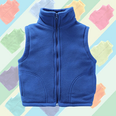 Meiteņu bezpiedurkņu veste jaka jauniešu mētelis zēniem meitenēm bērnu veste polārais vilnas bērnu veste silta ziemas 100-150 cm džemperis veste