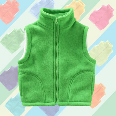 Meiteņu bezpiedurkņu veste jaka jauniešu mētelis zēniem meitenēm bērnu veste polārais vilnas bērnu veste silta ziemas 100-150 cm džemperis veste
