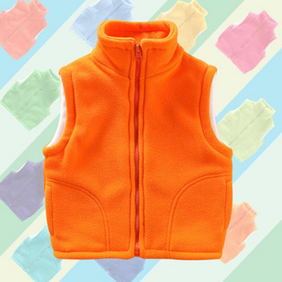 Meiteņu bezpiedurkņu veste jaka jauniešu mētelis zēniem meitenēm bērnu veste polārais vilnas bērnu veste silta ziemas 100-150 cm džemperis veste