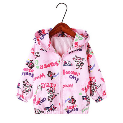 Rudens mazo zēnu drēbes 2022. gada jauns, kvalitatīvs bērnu mētelis, zils automašīnas apdrukas jaka ar kapuci 2–10 gadiem