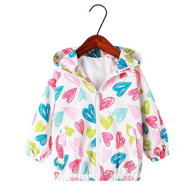 Rudens mazo zēnu drēbes 2022. gada jauns, kvalitatīvs bērnu mētelis, zils automašīnas apdrukas jaka ar kapuci 2–10 gadiem