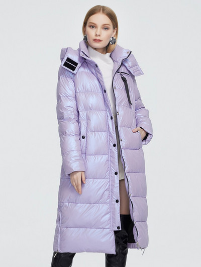 ZIAI 2022 Winter Women Parka Μακρύ Ζεστό Γυναικείο Μπουφάν Πολύχρωμο Υφασμάτινο Μόδα Λεπτό Γυναικείο Παλτό Τέλεια Μάρκα Ποιότητα Hot ZR-9510