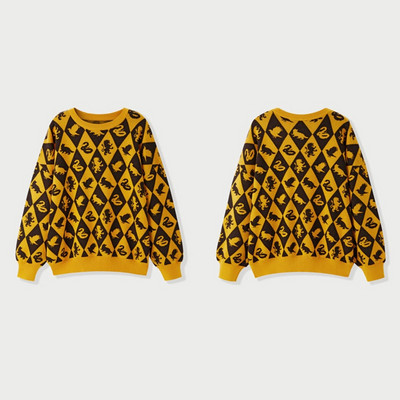 Jacquard pulover s okruglim izrezom novi džemper za par zimskih zadebljanja labav retro modni ležerni top džemper u sveučilišnom stilu vruće rasprodaja