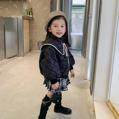 Παιδικό ζεστό παχύ παλτό 2021 Νέο καπιτονέ βαμβακερό μπουφάν για γλυκά κορίτσια Παιδικά ρούχα