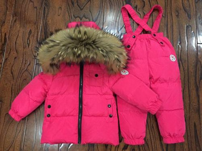 Ρωσικό χειμωνιάτικο πουπουλένιο κοστούμι για κορίτσια Ζεστά παιδικά χειμερινά κοστούμια για αγόρια Μπουφάν με πούπουλα πάπιας + φόρμες 2 τμχ Σετ ρούχων Παιδικά ρούχα χιονιού