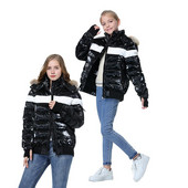 Orangemom zīmola pusaudžu ziemas mētelis balts pīļu dūnu bērnu jaka 8 gadiem pieaugušiem zēniem meiteņu apģērbi silti Down Parka Mamma un tētis